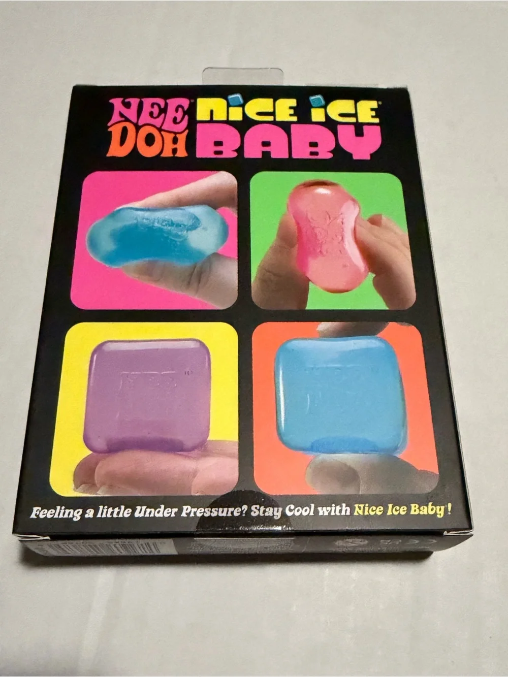 NeeDoh Nice Ice Baby 4-Pack Mini Squishy Fidget Toys New Sealed